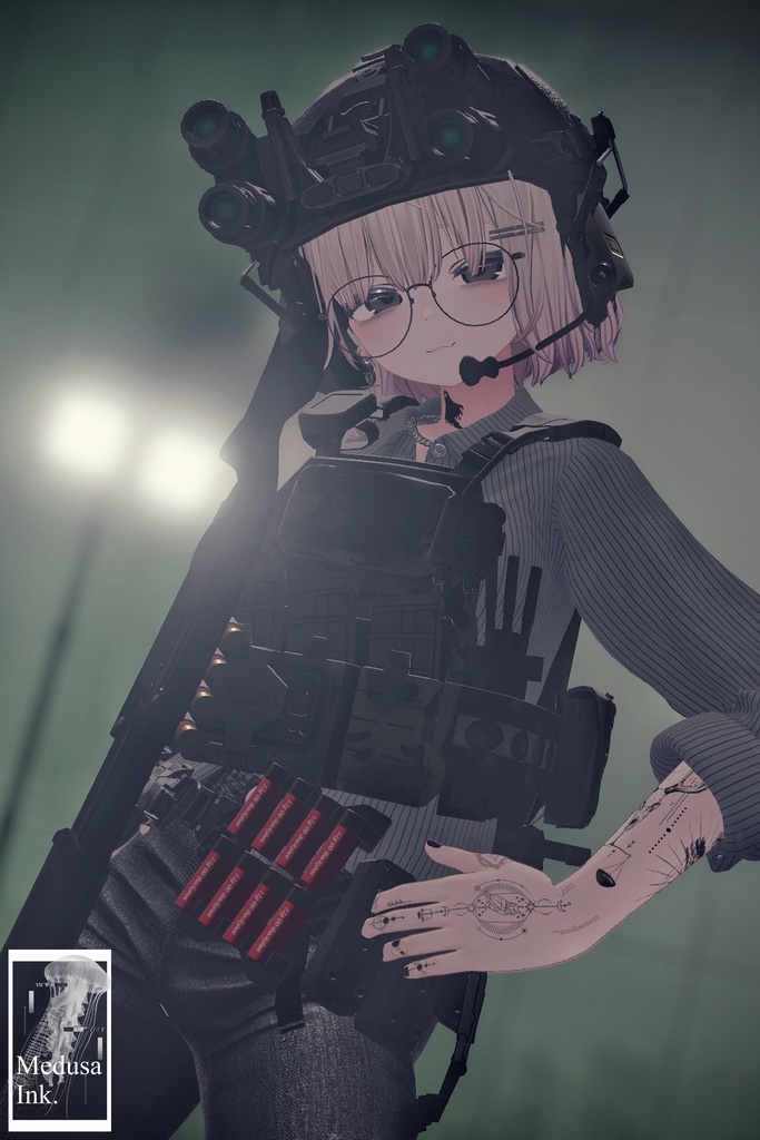 【VRC】ELAFI Geometric:Tattoo Texture