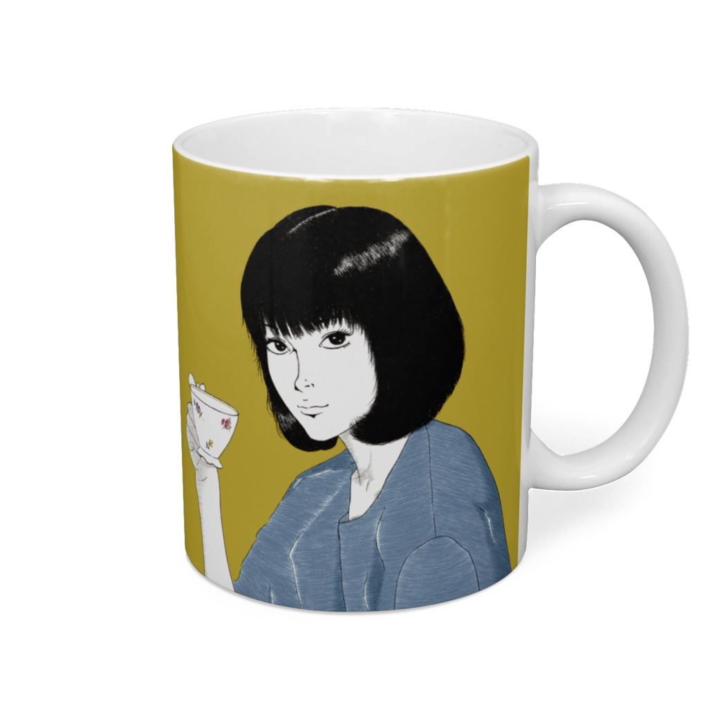 スケバンけん玉(濃い黄色のティーカップ)