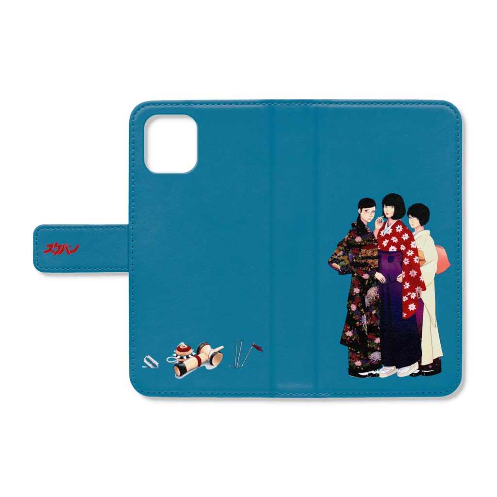 スケバン祭りの衣装 青