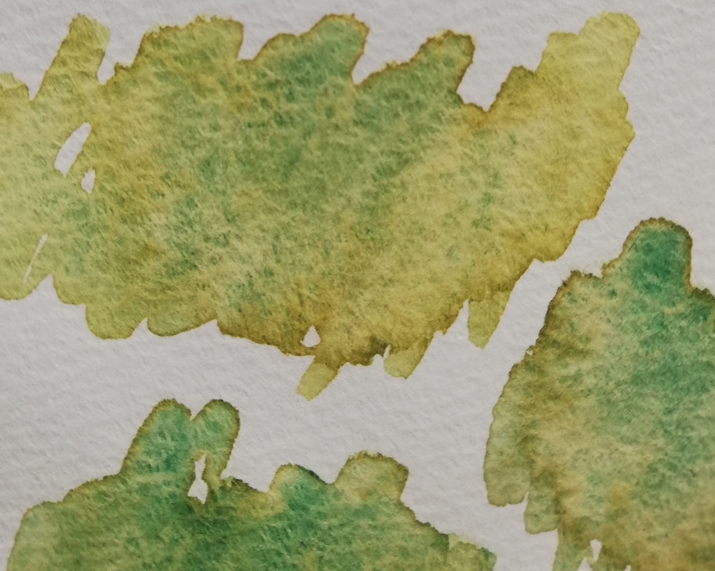 ハンドメイド絵の具「春の息吹」1mlパン3色セット