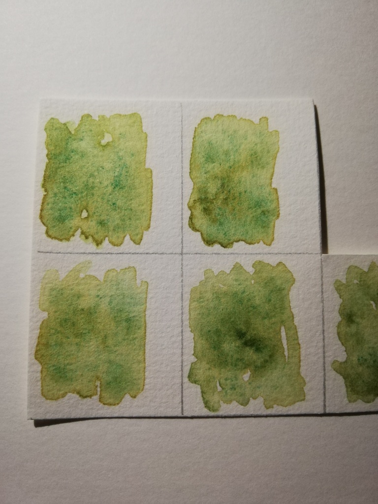 ハンドメイド絵の具「春の息吹」1mlパン3色セット