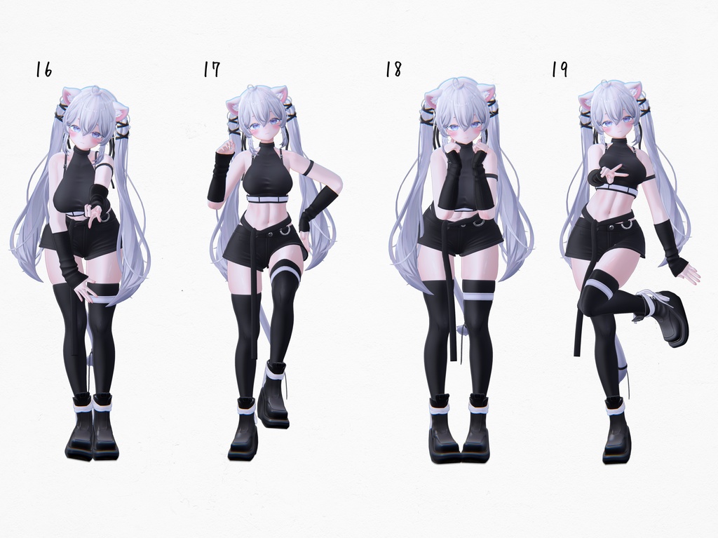 free有 20種類/pose set 1