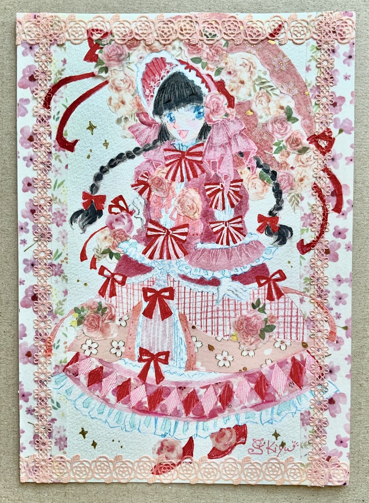 【オリジナル手描きイラスト】「I am a boy.」