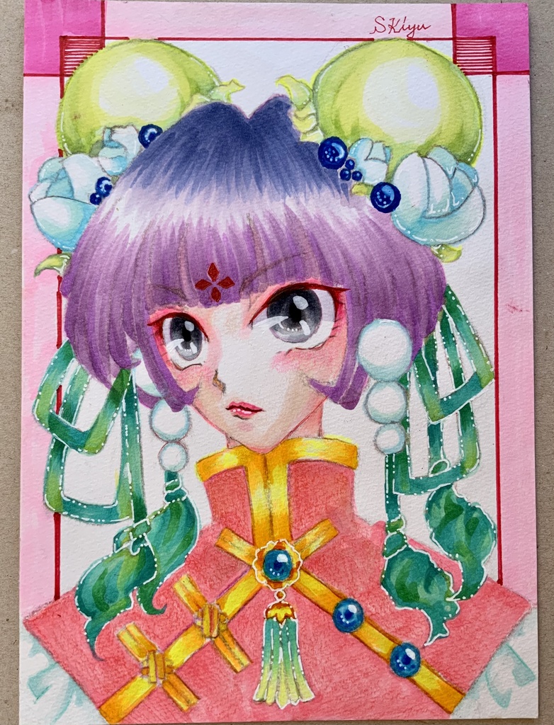 【オリジナル手描きイラスト】「你好娘娘!…いいえ、男の娘です」