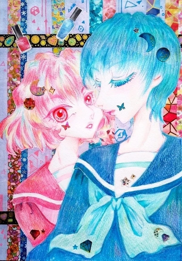 【オリジナル手描きイラスト】「　　　。」