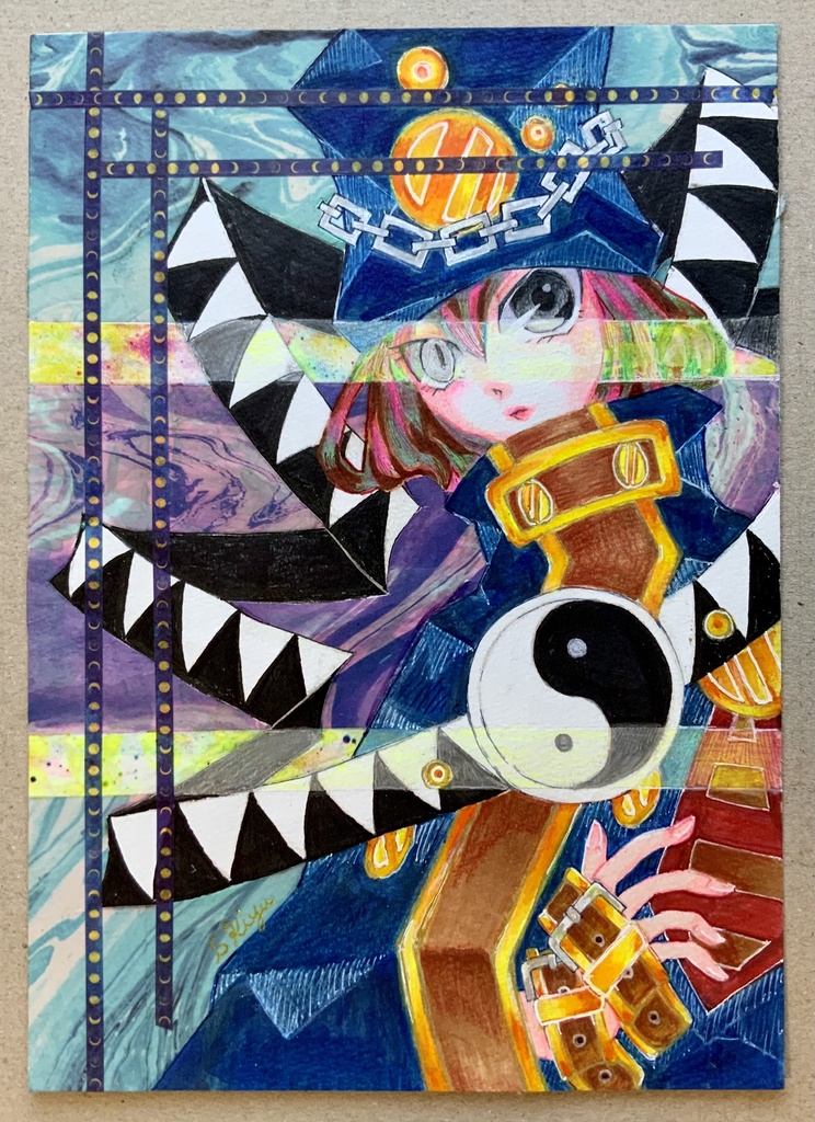 【二次創作アナログイラスト原画】ブギーポップ/ブギーポップは笑わない