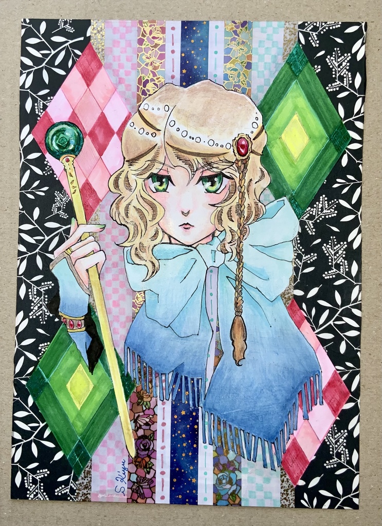 【オリジナルアナログイラスト】「魔術師」