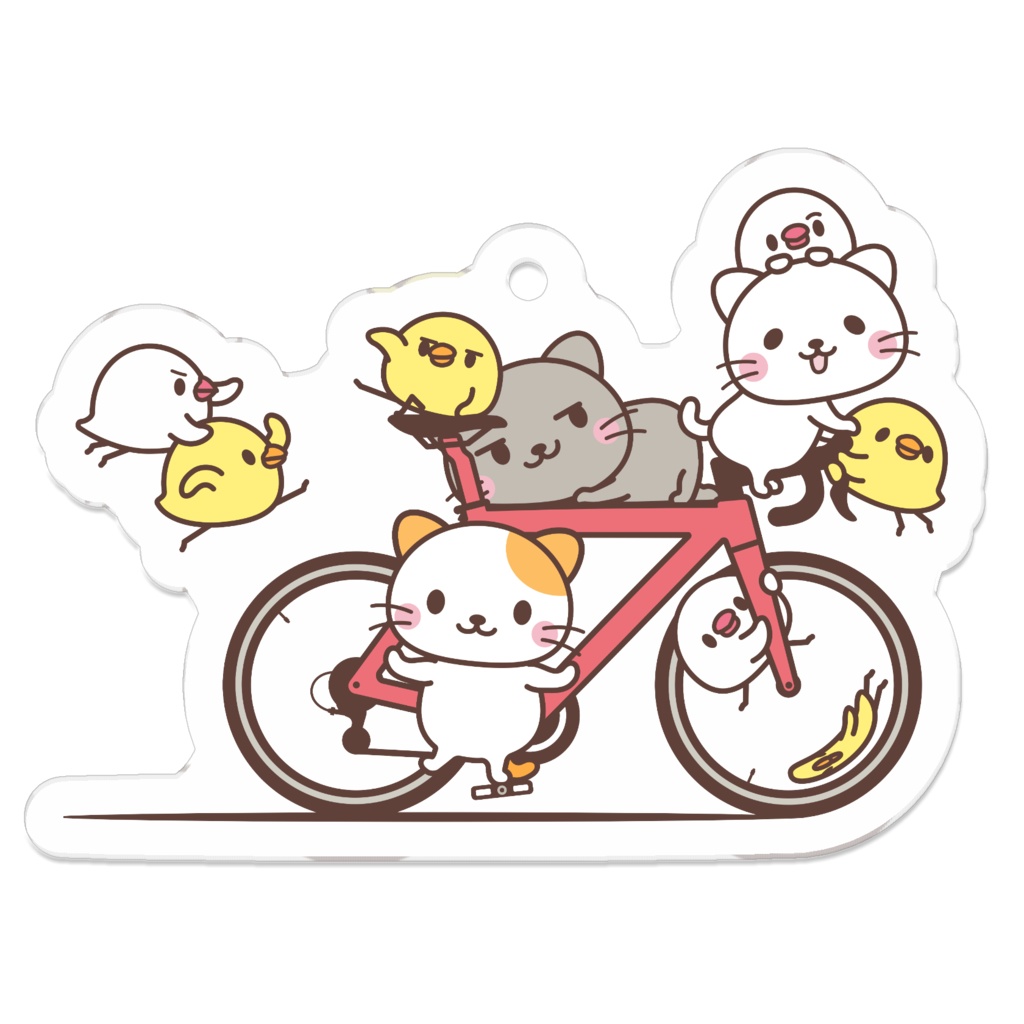 にゃんこ達のロードバイクチーム