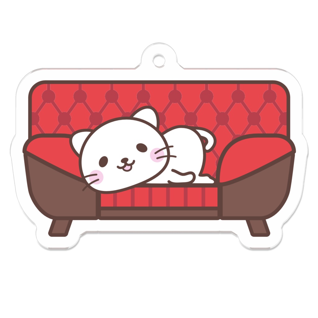 ソファでグッタリにゃんこ