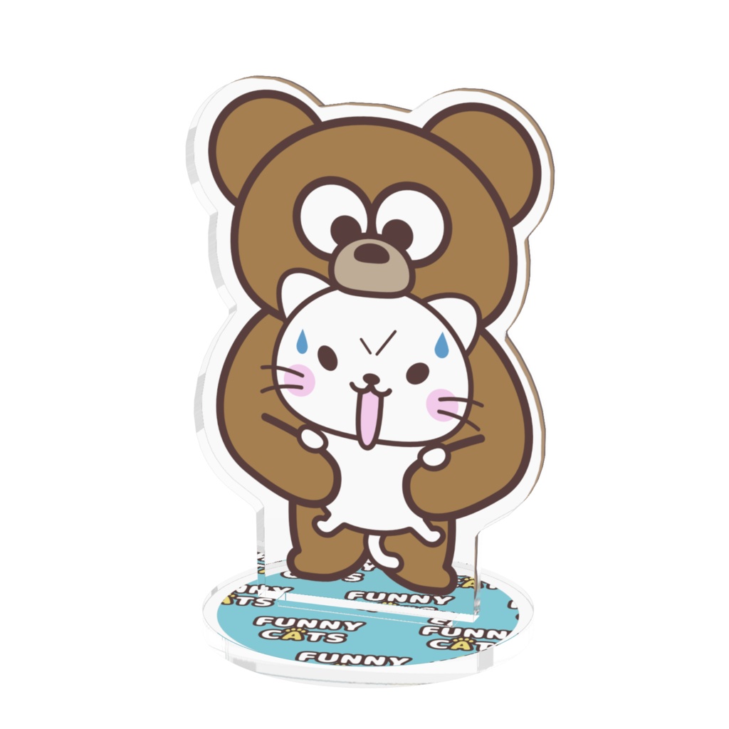 クマちゃんに捕まったニャンコ Cutie Funny Universe Booth