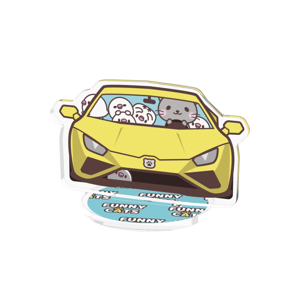 ニャンボルギー二で文鳥さん達とドライブ