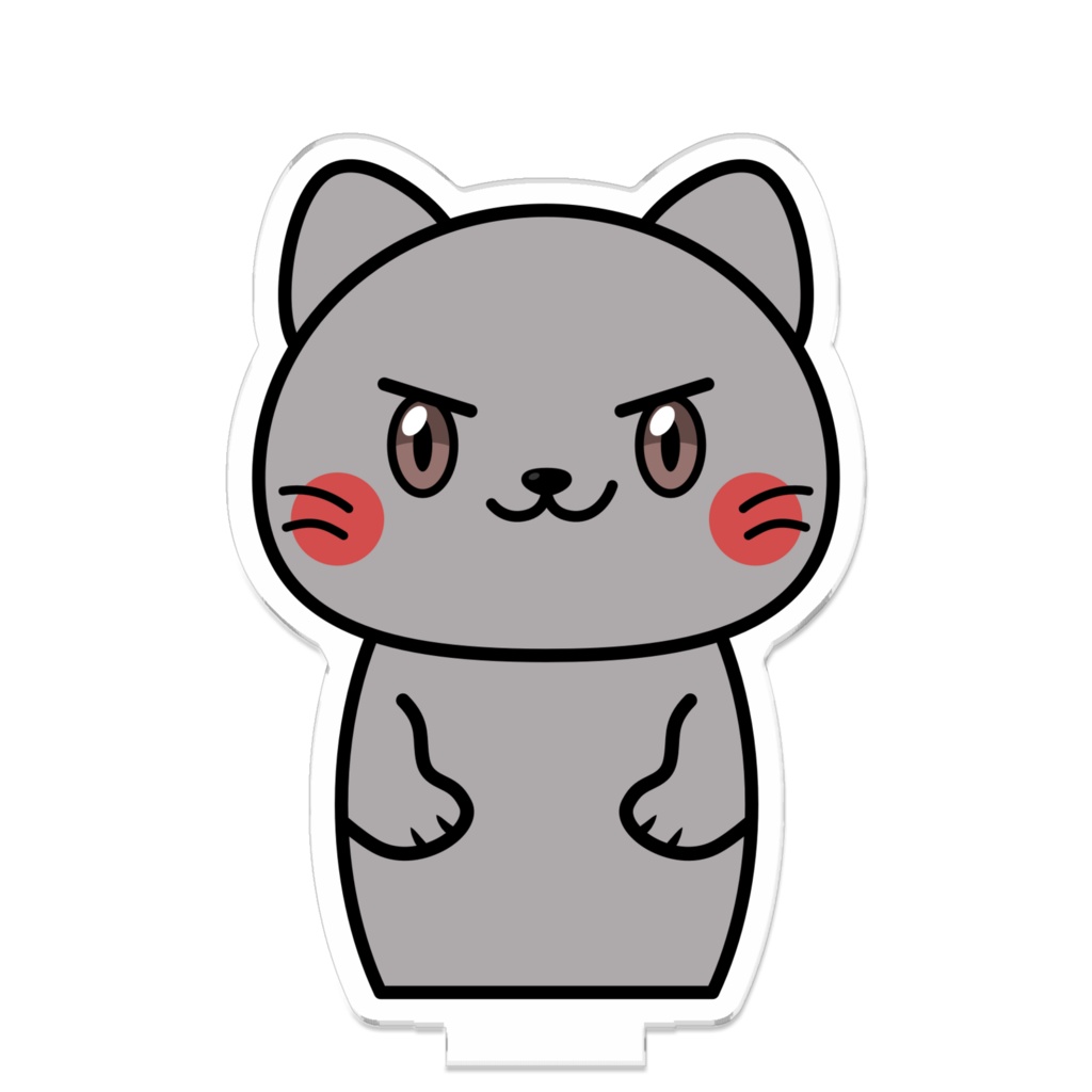 【愛猫県】にゃんこけし / グレー猫【公式グッズ】