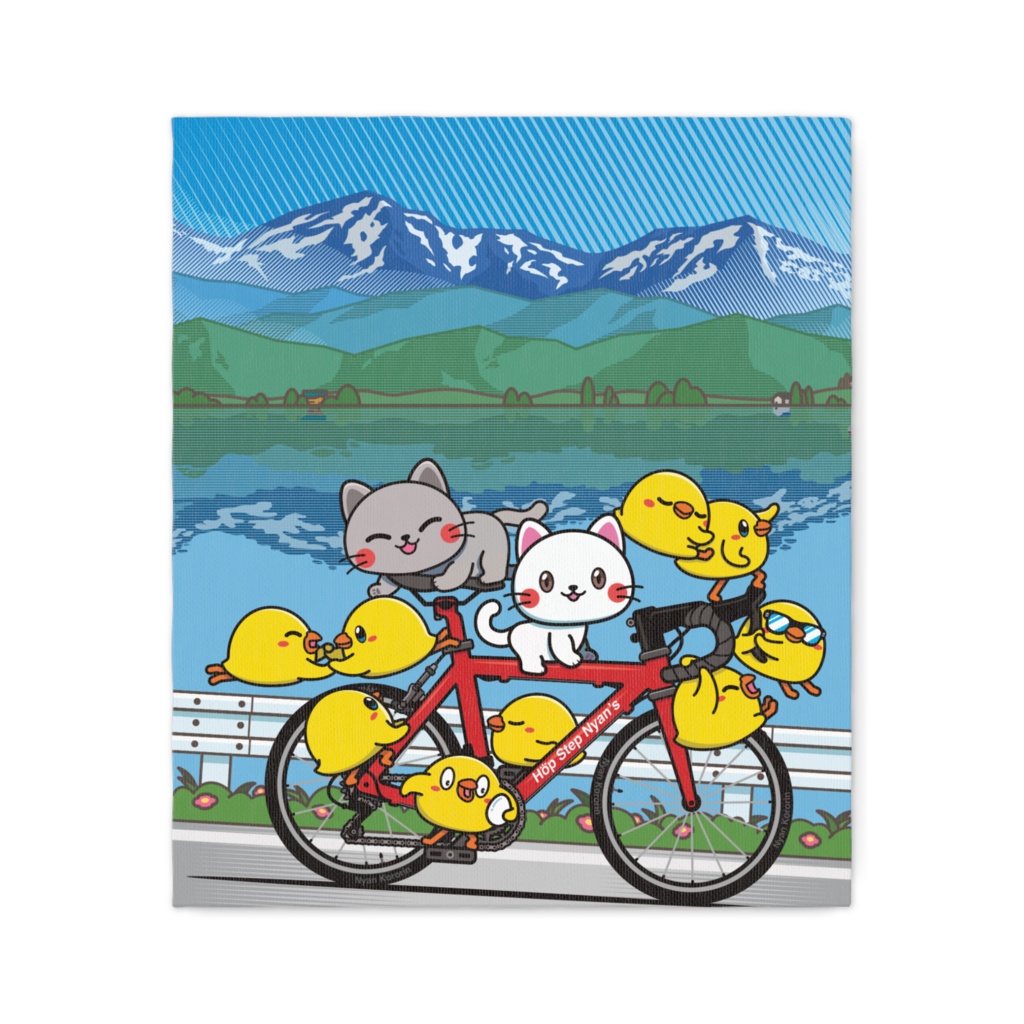 愛猫県【サイクリング】キャンバス・アート