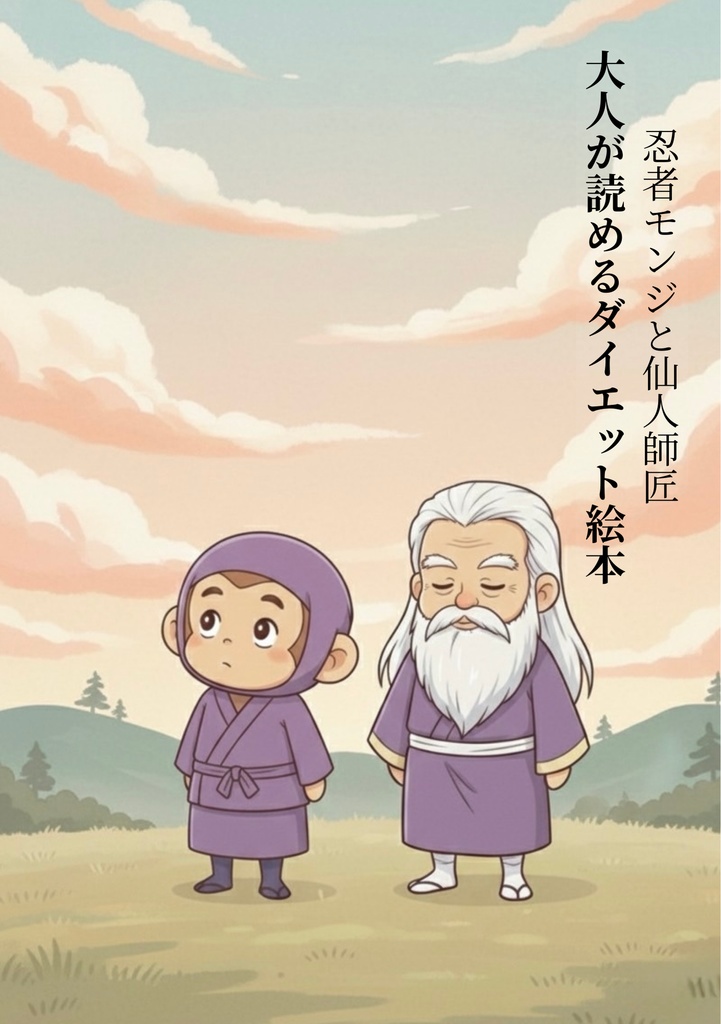 忍者モンジと仙人師匠 大人が読めるダイエット絵本(PDF版)