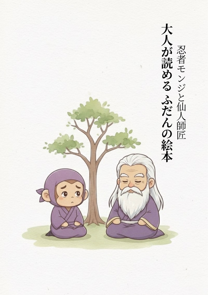 『忍者モンジと仙人師匠 大人が読める ふだんの絵本』