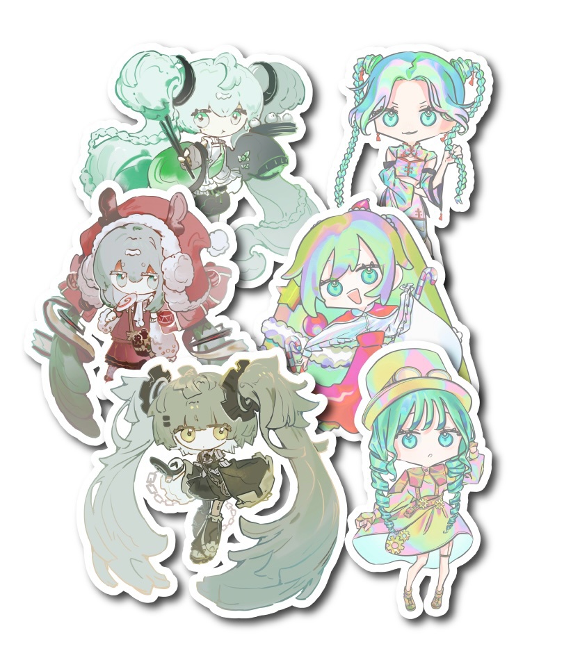 初音ミクステッカー