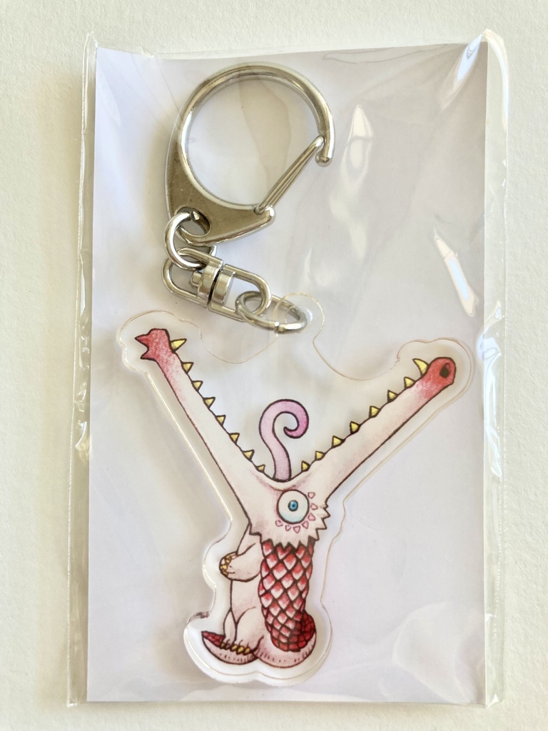 怪獣アルファベット アクリルキーホルダー