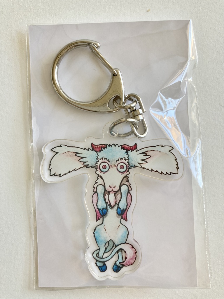 怪獣アルファベット アクリルキーホルダー