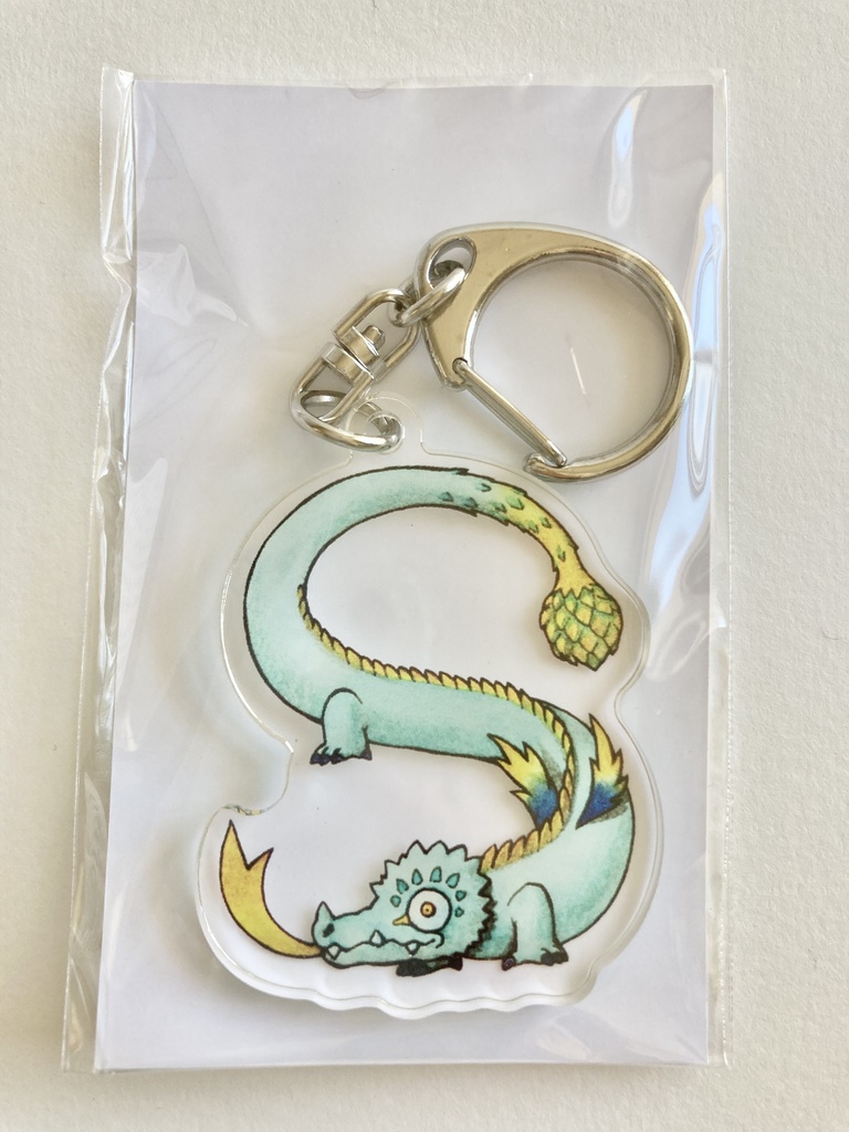 怪獣アルファベット アクリルキーホルダー