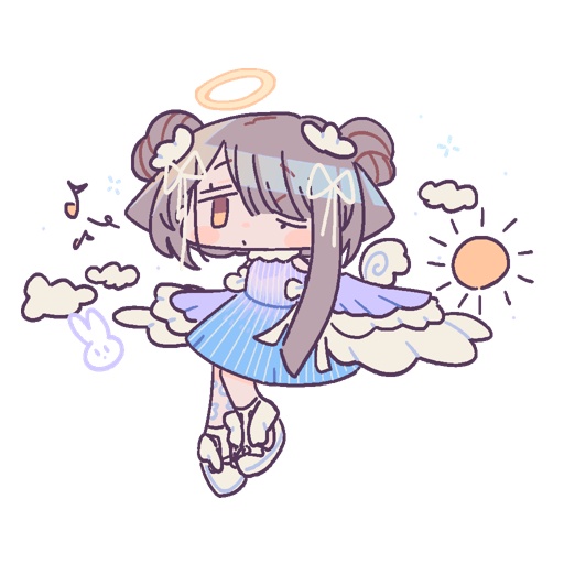 「汎用Live2Dモデル」夜明けの天使 / Dawn-Sky Daydream