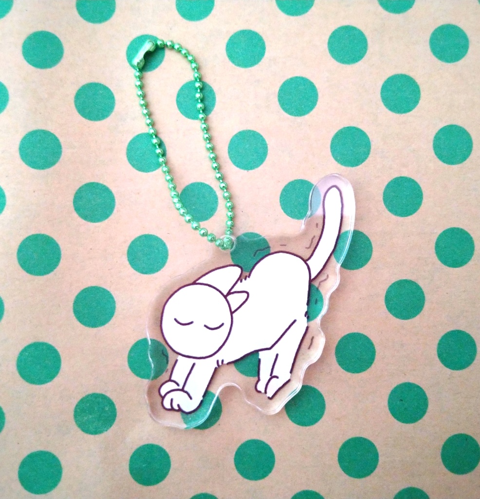 ねこりぱアクリルストラップ