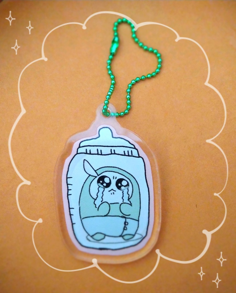 ばぶえだまめアクリルストラップ