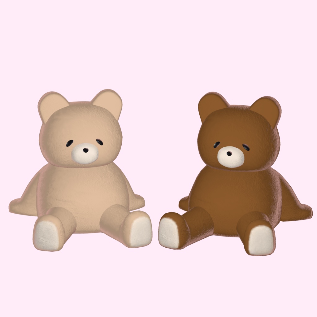 【無料】くまのぬいぐるみ【3Dモデル】