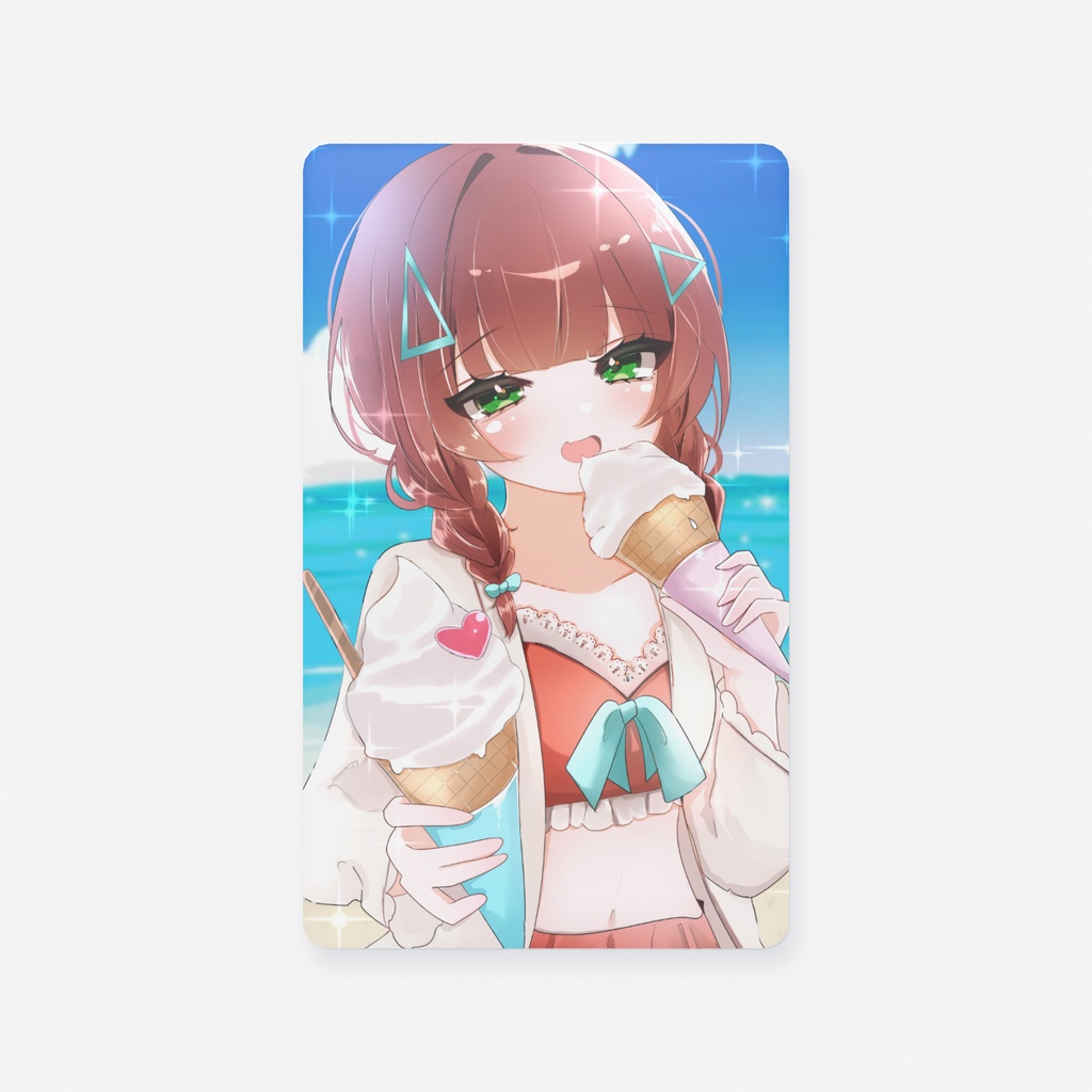 2026夏三島ひあかのクリアカード（名刺サイズ）