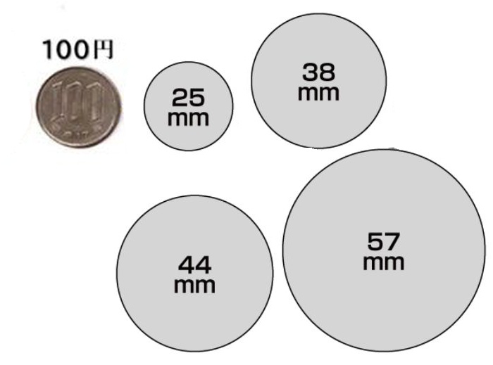 いなり缶バッチ②(白/緑)SS~L