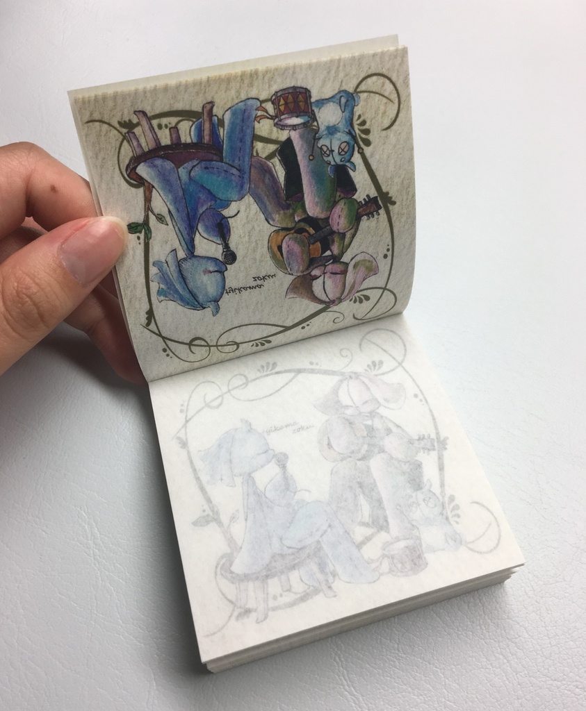 ちぃかま族。オリジナルミニメモ帳