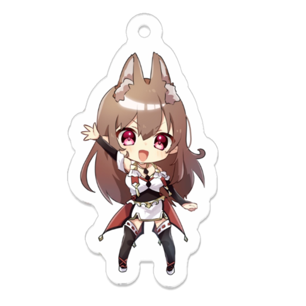 竜姫エナSDコチラでの姿ちゃん:アクリルキーホルダー