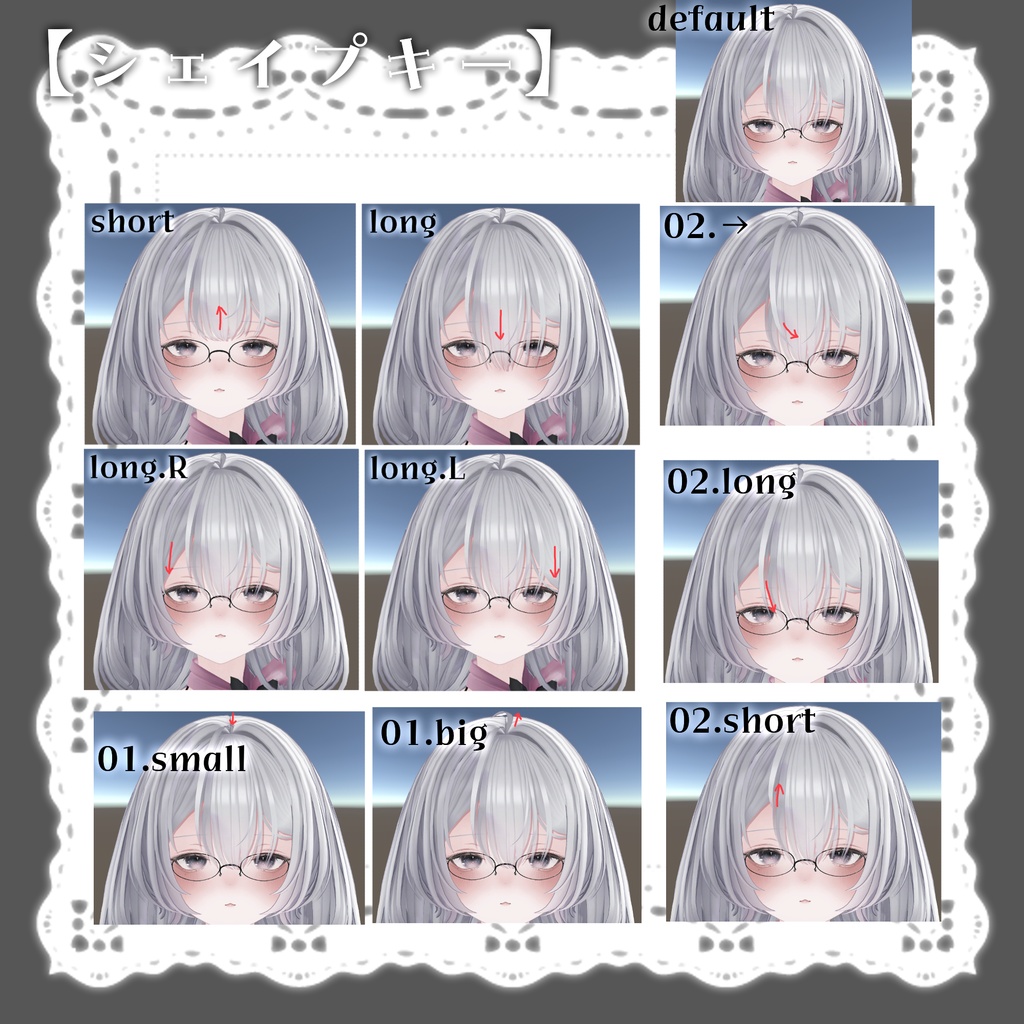 ✨️販売セール中!✨️【オリジナル3Dヘアモデル】みつあみローツイン(mituami_LowTwin)
