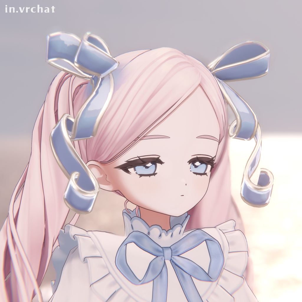 【Free・無料】1000follower.gift_陶器のリボン
