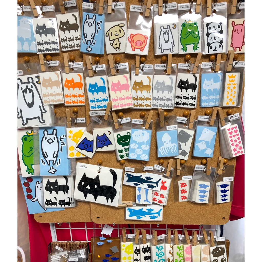 水にも強い!ステッカー<屋外耐候カッティングシート>(あんしんBOOTHパック(匿名)で自宅から発送)