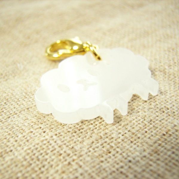 フックチャーム<ひつじ>【1個】(あんしんBOOTHパック(匿名)で自宅から発送)