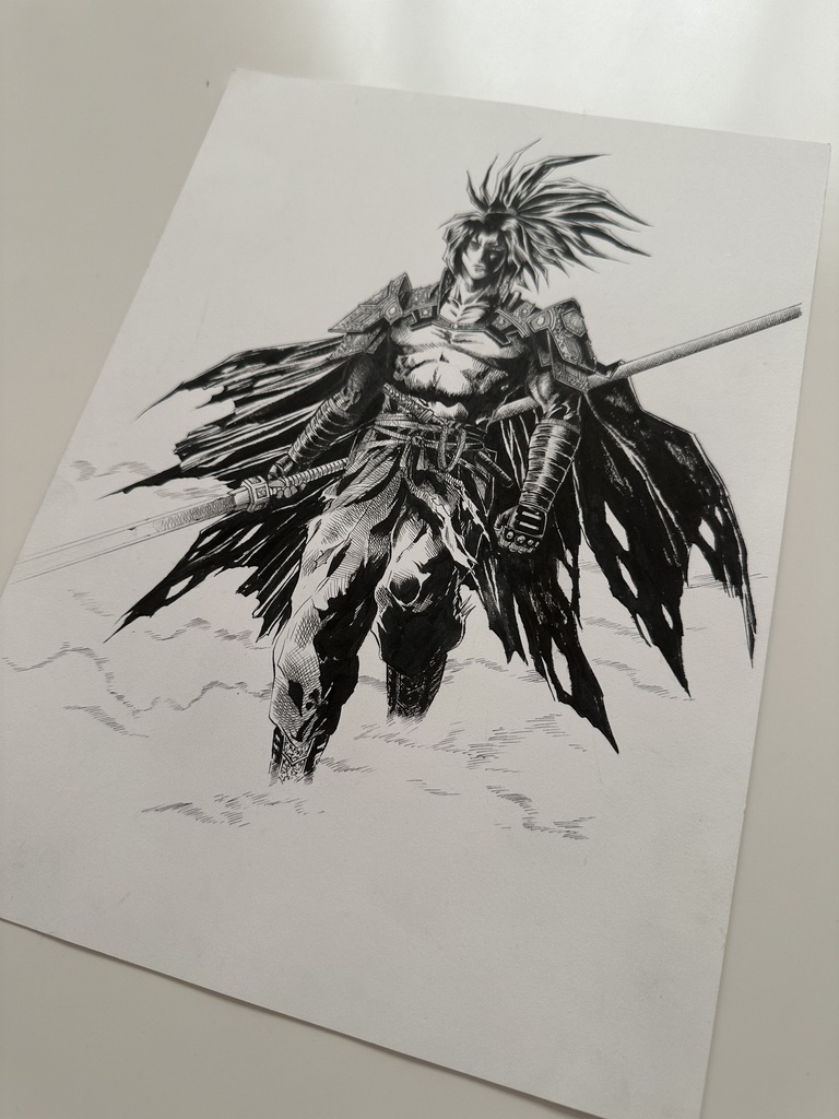 【飢えの王】第2話表紙タイトル【原画】★【1点モノ】★【購入者特典アリ】