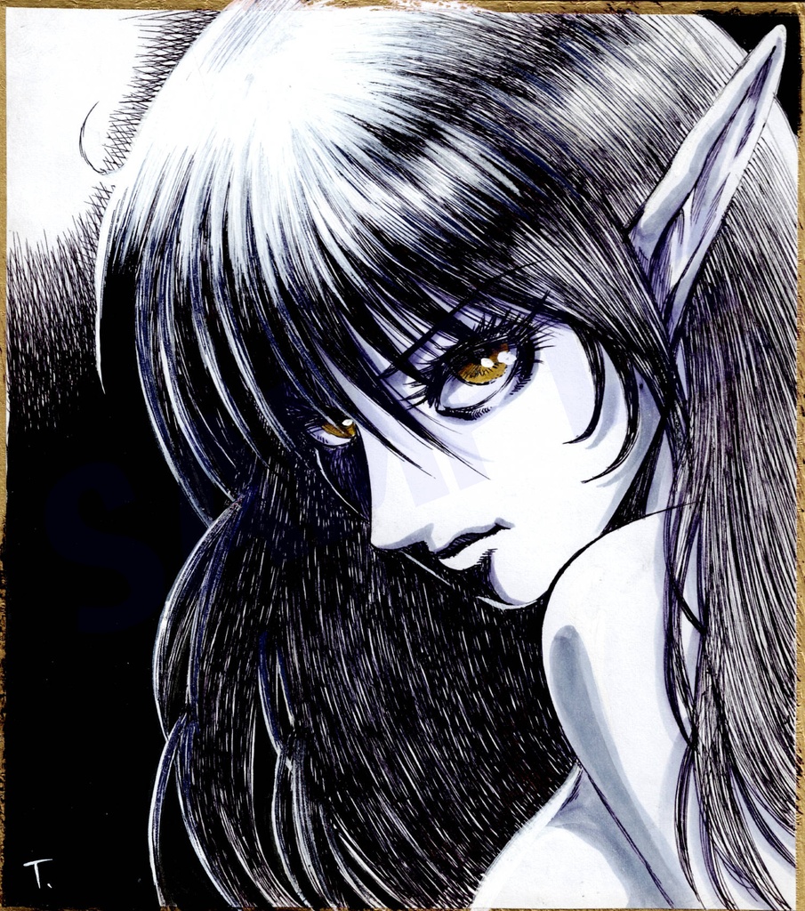 monochrome witch～金眼の魔女　　（原画）/　作・つかお