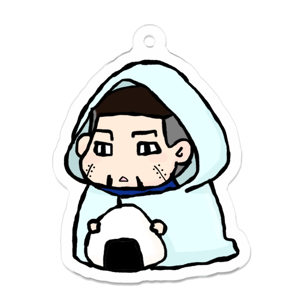 尾にぎりキーホルダー