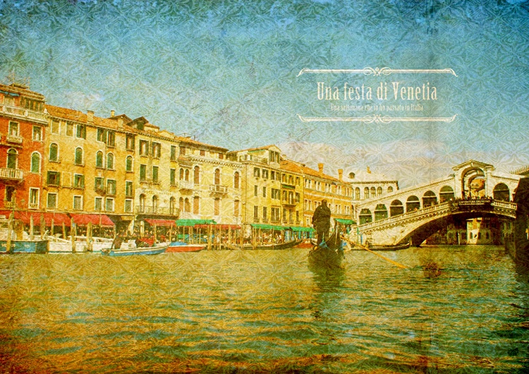 【商用利用OK】ヴェネチアデザイン ブックカバー No.120（高解像度300dpi）