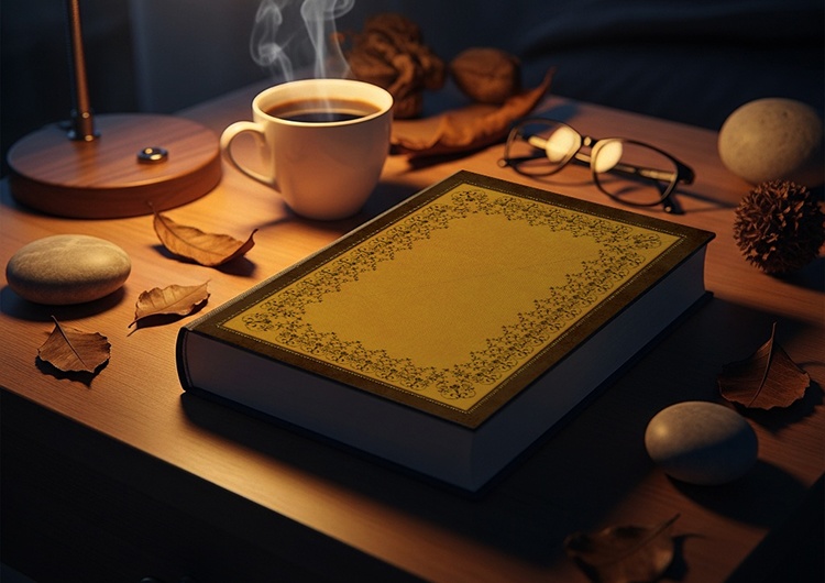 【商用利用OK】古洋書風デザイン ブックカバー No.137(高解像度300dpi)