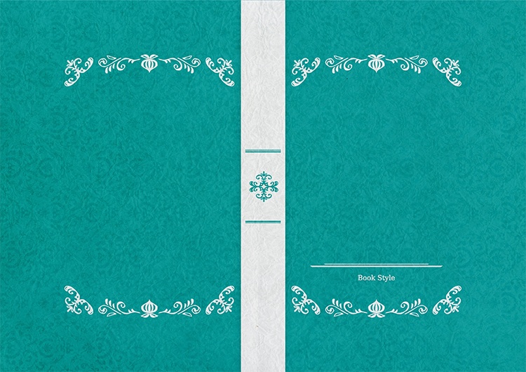 【商用利用OK】洋書風デザイン ブックカバー No.176(高解像度300dpi)