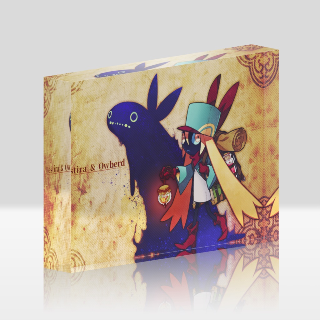 旅する影のテスティラ&オーバード アクリルブロック