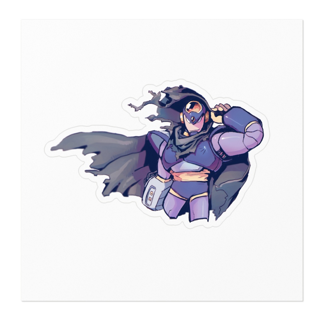 ボロ布隊長ステッカー