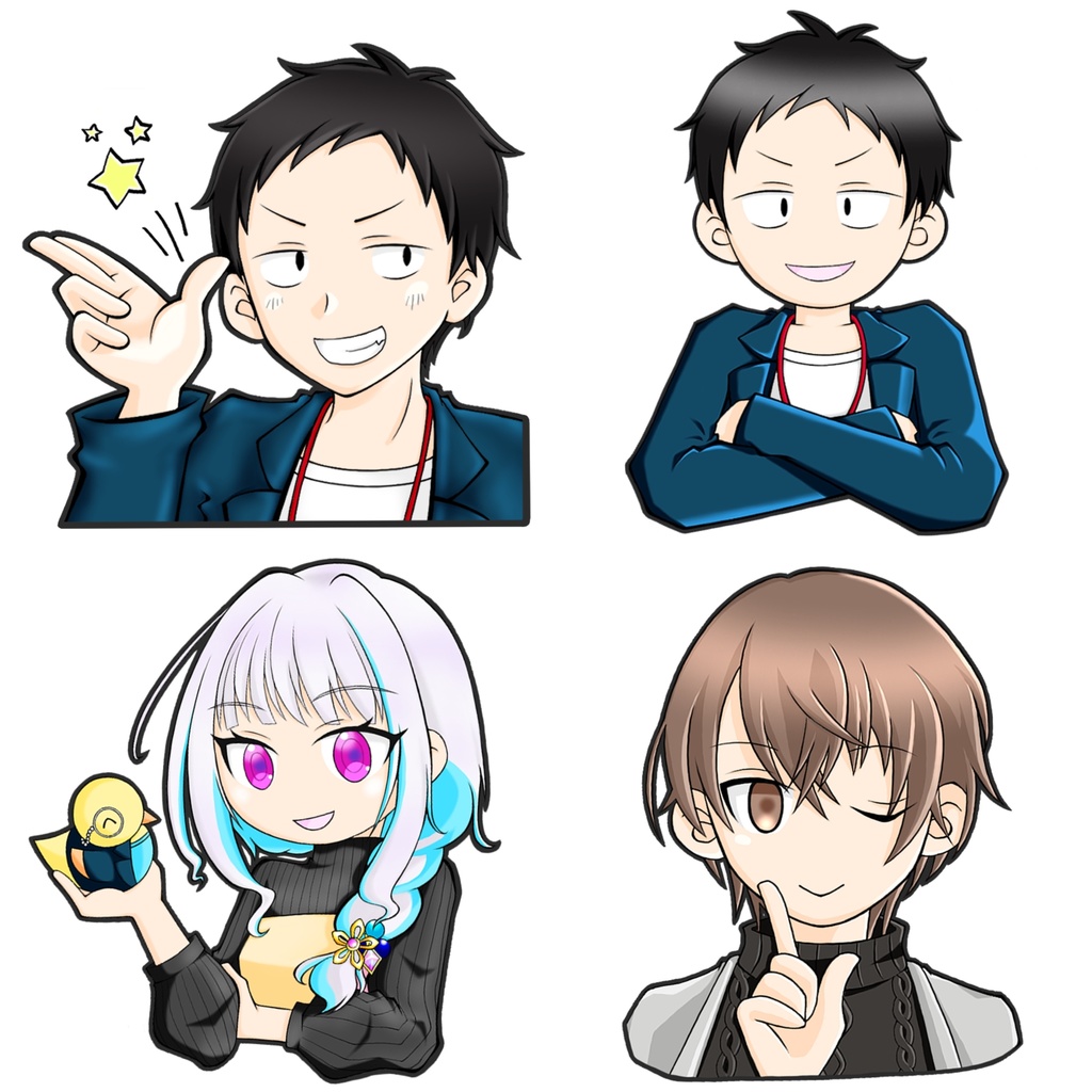 【非公式】社築　リゼ・ヘルエスタ　加賀美ハヤト　アクリルキーホルダー【にじそ09】