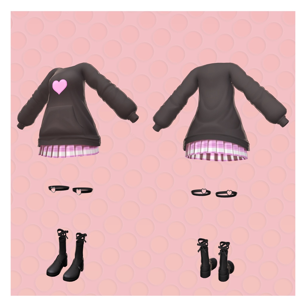 ハートマインパーカー【マヌカ衣装】