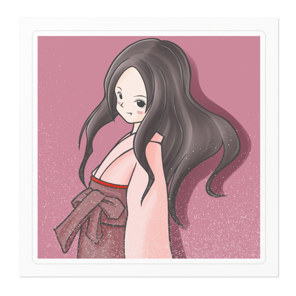 幽霊さん ステッカー