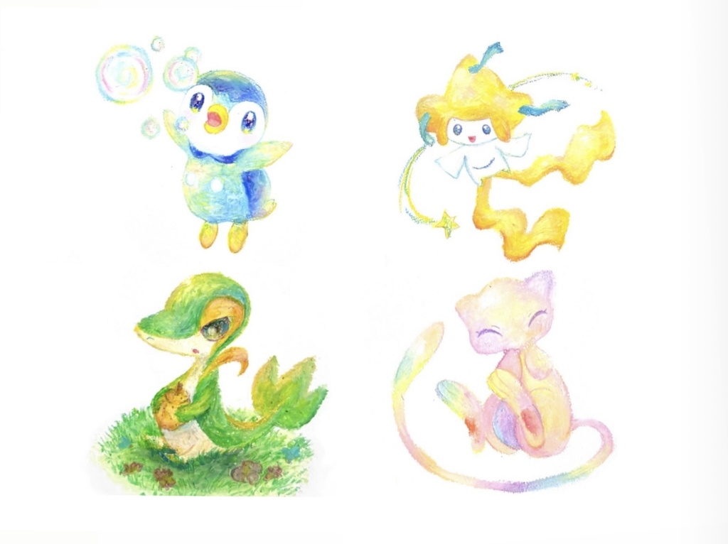 ポケモンイラスト ポストカード1枚