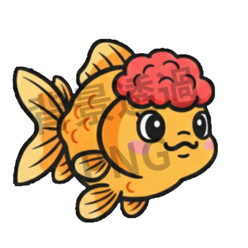 ゆるふわ金魚アイコン(SNS・動画用)