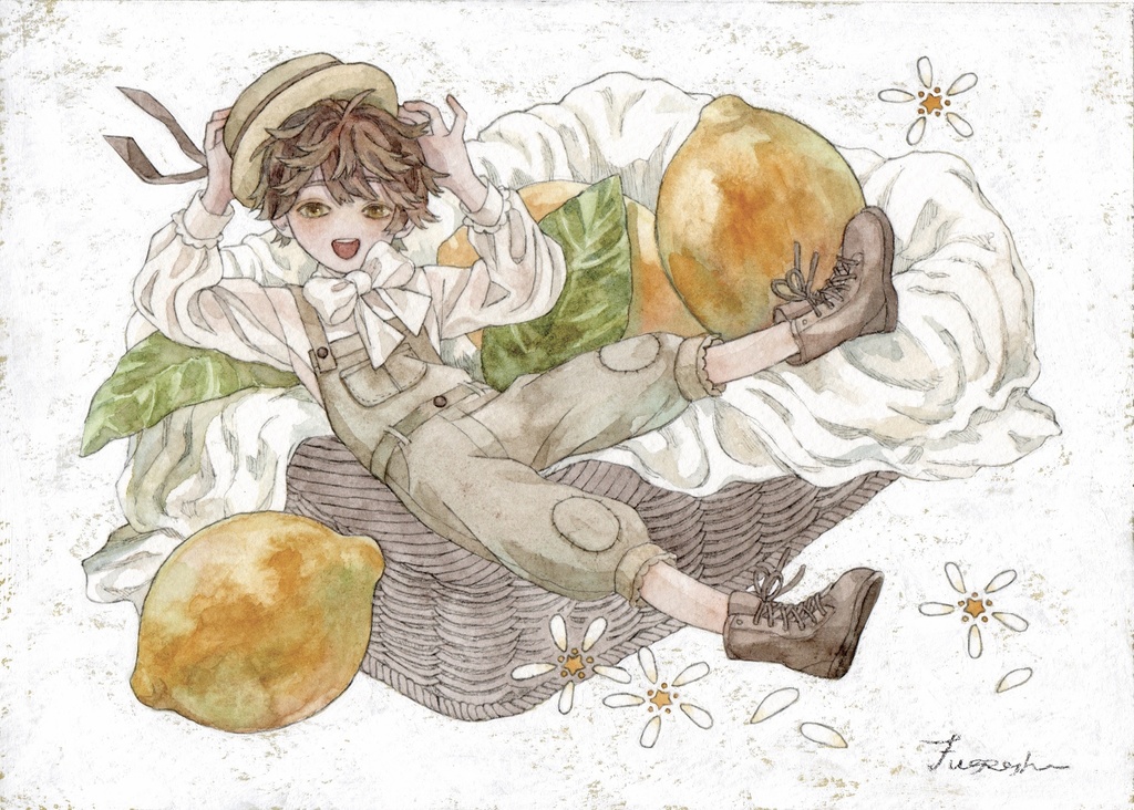 原画「フルーツバスケット-れもん-」