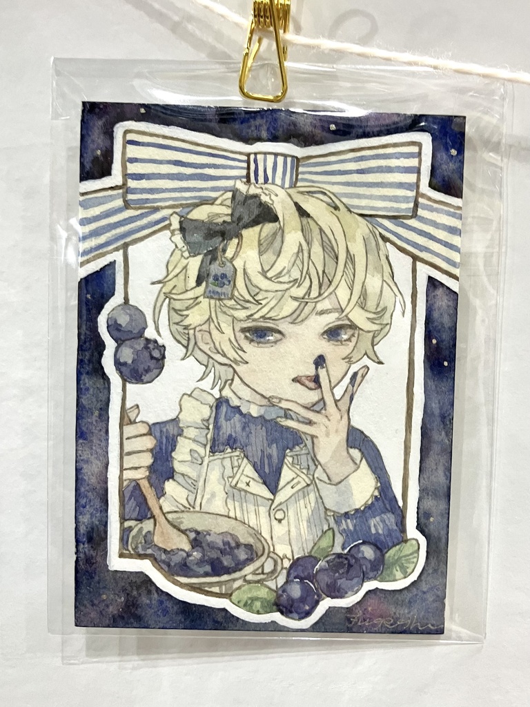 ATC原画「Blueberry Jam」